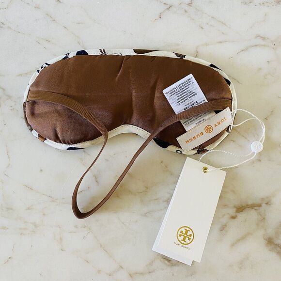 TORY BURCH Eye Mask With Pouch Clutch Travel Set - Picture 6 of 9